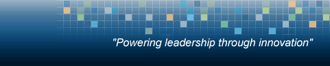 "Powering leadership through innovation"