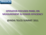 India Telco Summit Panel